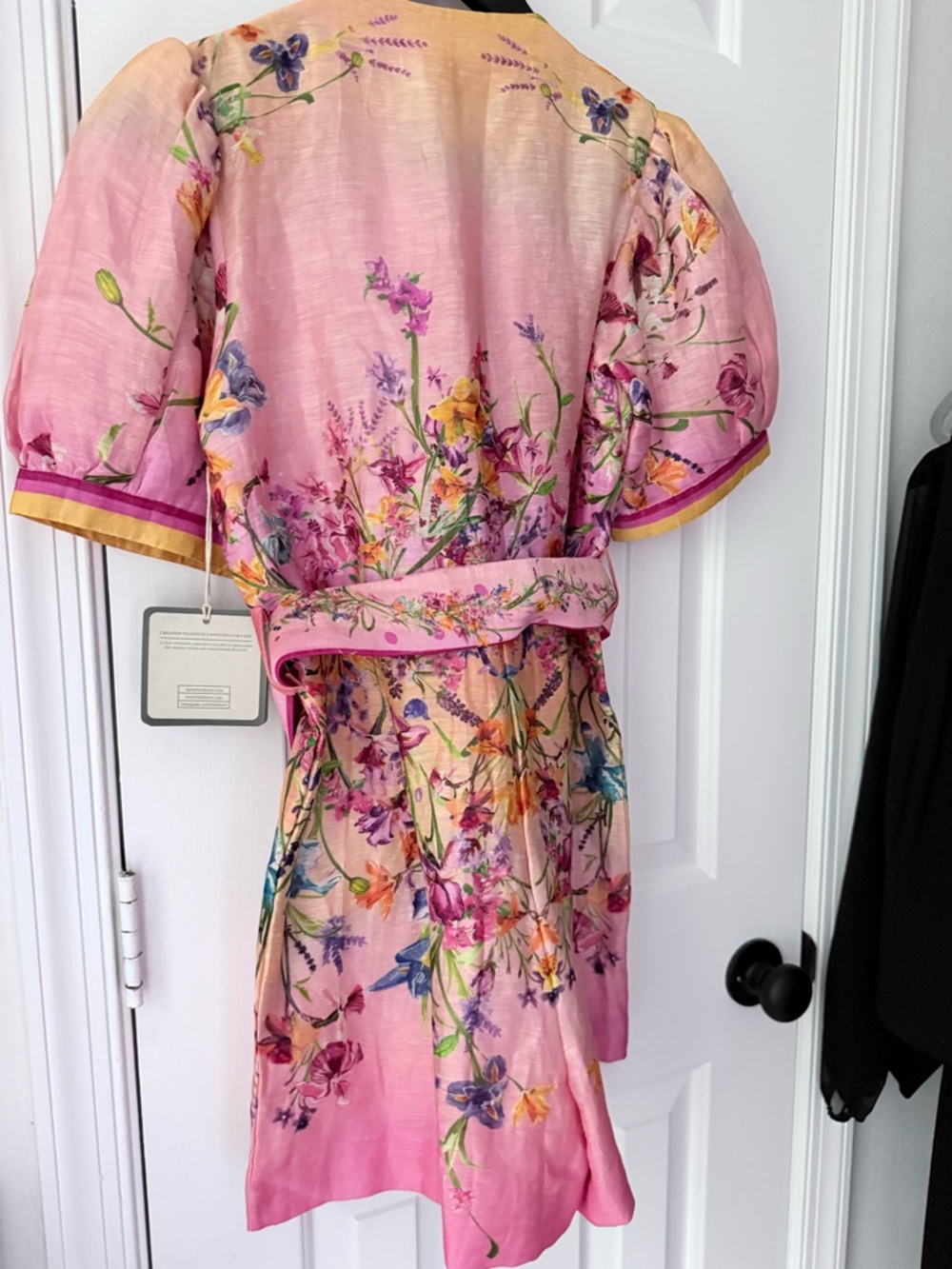 NWT La Fuori Pink Floral Short Jumpsuit - Picture 6 of 8